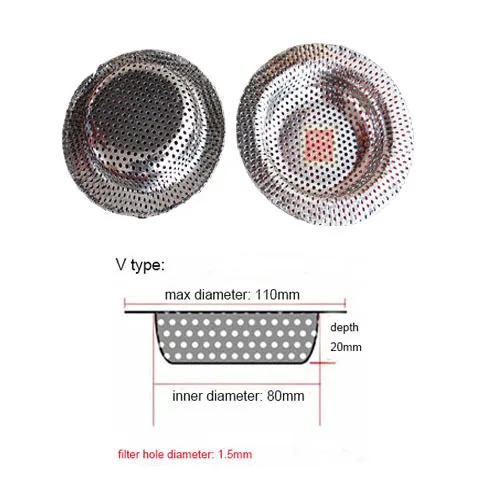 XMT-HOME дуршлаги канализационные фильтры для раковины Ванная комната сливной выход кухня раковина фильтры сетка Раковина фильтр пол слив сеть - Цвет: Коричневый
