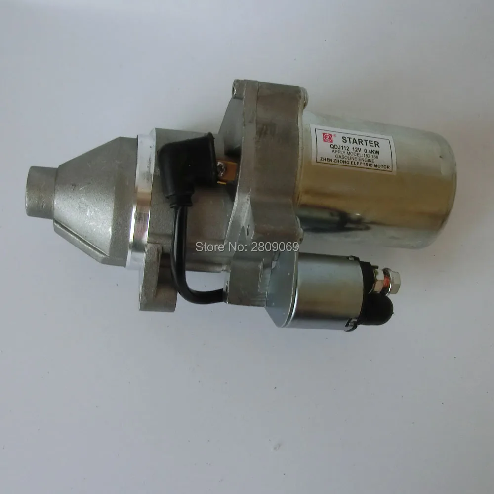 

QDJ112 12V 188F 190F 5~6.5kw gasoline generator engine eletric starter good price
