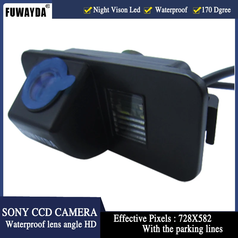 Проводная светодиодсветодиодный Водонепроницаемая камера FUWAYDA для автомобиля HD