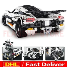 LP 23002 3136 шт. технические наборы супер гоночный автомобиль набор детей развивающие строительные блоки кирпичи модель игрушки 4789