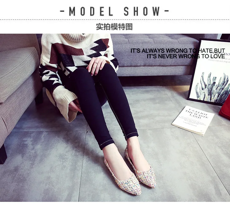 Fashion Ladies Shoes Woman Flats New Spring Autumn Women's Flat Shoes Slip on Square Toe Fashion Women Casual Shoes M8C31 (8)