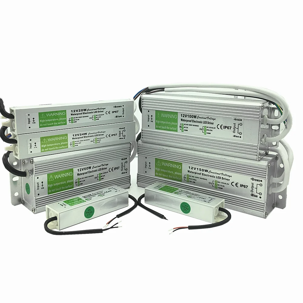 LED Trafo 30W/2.5A 230V LED Transformator IP67 Wasserdicht auf DC 12V für Stripe 