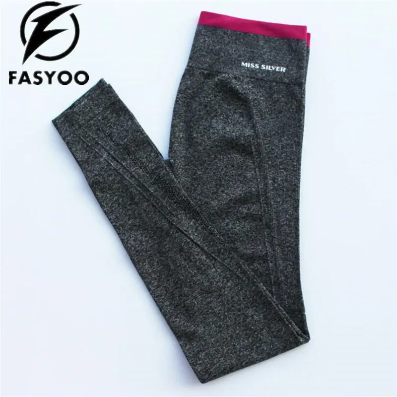 

High elasticity fitness Yoga pants Women quick drying Running workout trousers ladies gym sports legging
