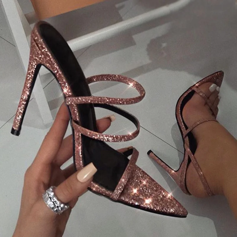 

Summer Women Shoes Women Sandals High Heels Sandals Ladies Slippers Pointed Toe Shoes Sandals Heels Shoes Ladies Female Heels