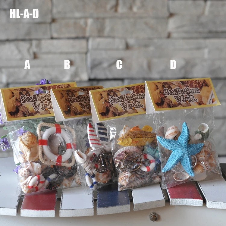 Много забавных DIY модных смешанных морских ракушек раковины ремесло аквариум