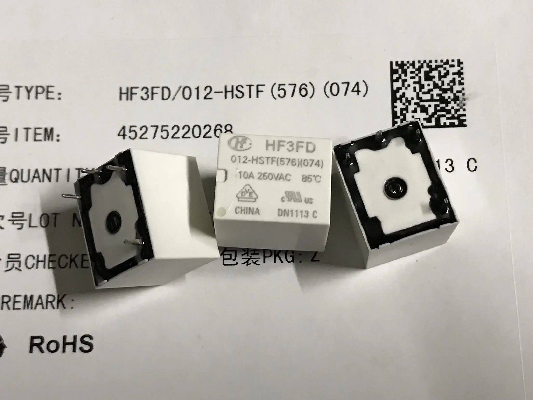 HF3FD 012 HSTF HF3FD 012 HS3F HF3FD 024 HS3F 전원 릴레이 10A 250VAC 4 핀|릴레이 ...