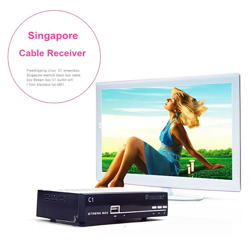 New set top box Full HD TV для Сингапура Starhub кабель linux C1 внимание поддержке бесплатно