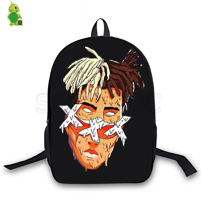 Popular Rapper Xxxtentacion School Bag Women Men Daily Backpack Hip Hop Travel Shoulder Bags for