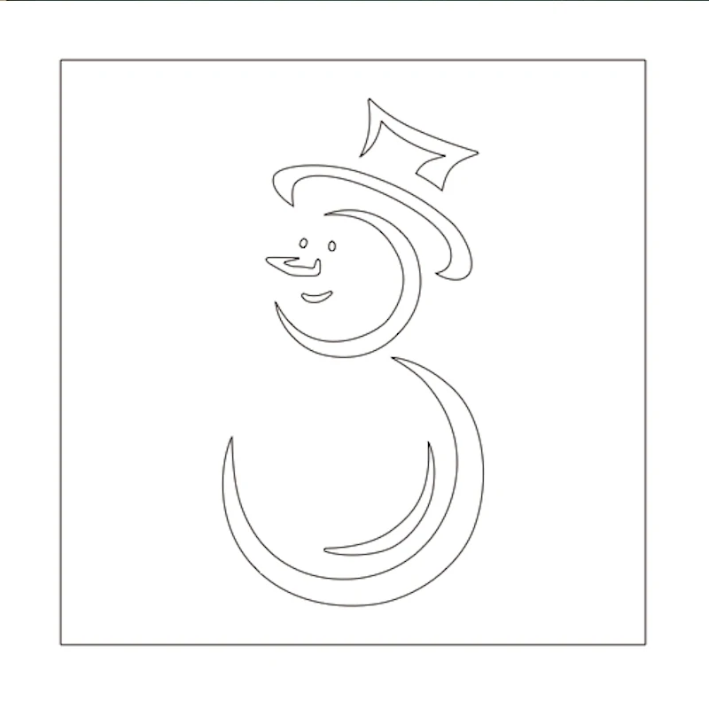 

Snowman Pattern Stencils For DIY Scrapbooking Photo Album Paper Cards Crafts Fun Plastic Templates Christmas Decor 2018 New Dies