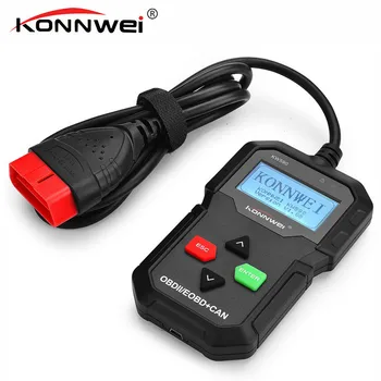 

KONNWEI KW590 OBD2 ODB II Diagnostic Tool Auto Car Code Reader Scan Tool Automotive Scanner Multi-languages Better than ELM327