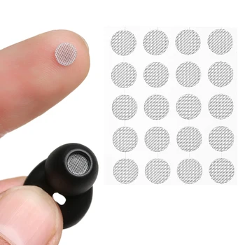 

20pcs/set New Self-adhere Dust Network shell steel mesh 4mm 4.2mm 4.7mm 5mm In-ear Headphones Parts Self-adhere Dustproof Net