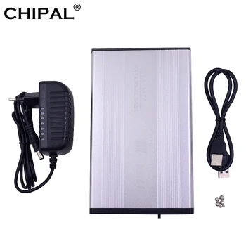 

USB 2.0 SATA 3.0 3.5" SSD HDD Case Box 1TB External Hard Disk Drive Enclosure With EU Plug Up To 480Mbps For Notebook Laptop