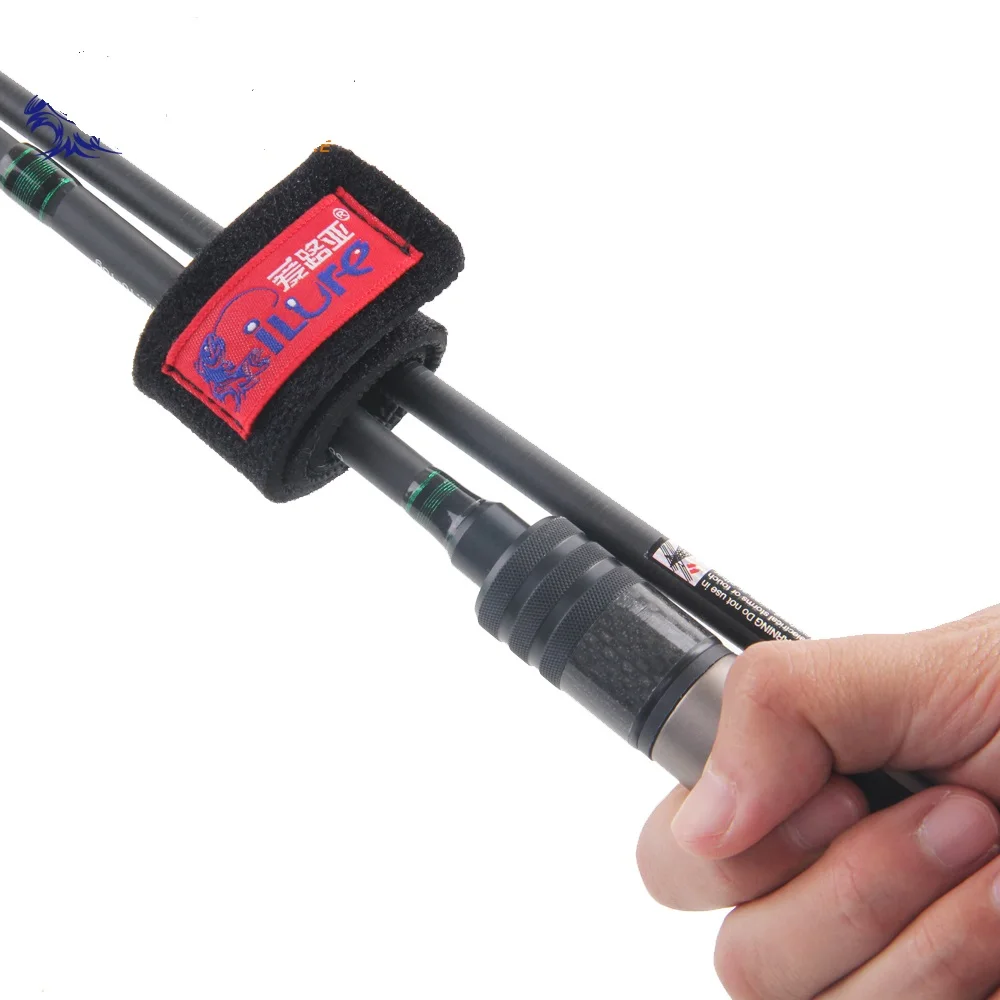 Buy 2pcs fishing rod strap rod tie hanger fishing