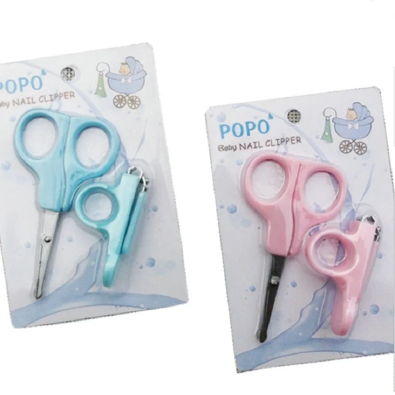 Mini coupe-ongles pratique bébé | Ensemble de soins pour les ongles, nouveau, ciseaux de bébé pratique, cisaillement bleu rose pratique bébé coupe-ongles KF044