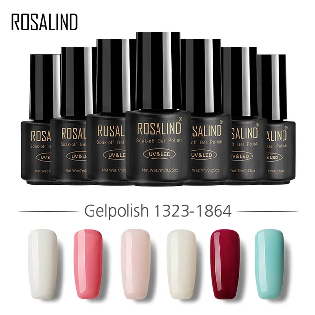 126 30 De Réductionrosalind Gel 1 S 7 Ml Classique Couleur 1323 1465 Gel Vernis à Ongles Nail Art Uv Led Lampe Glitter Pour Nail Extensions Gel - 