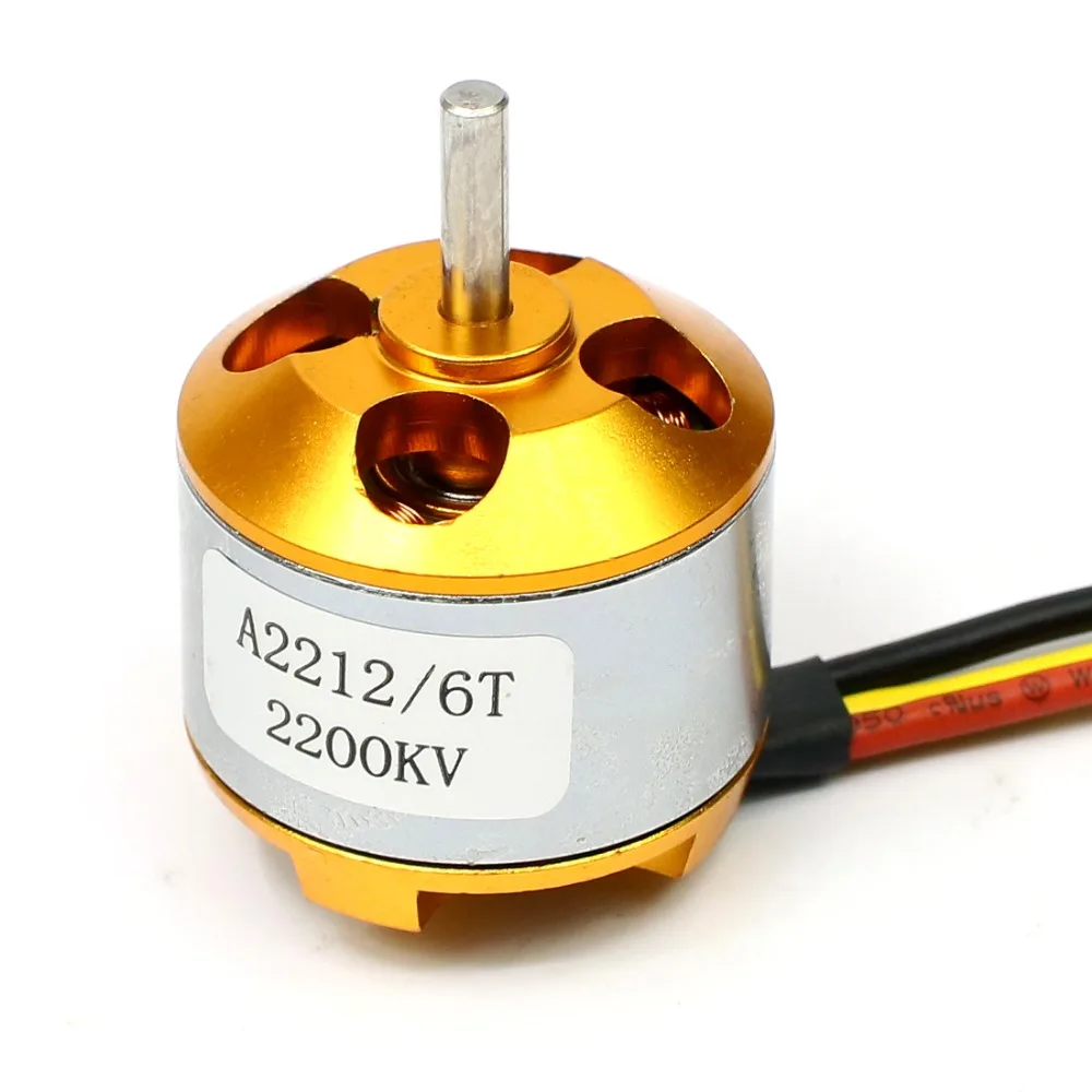 F02048 A 2212 A2212 2200KV бесщеточный мотор с внешним ротором 6T для радиоуправляемого