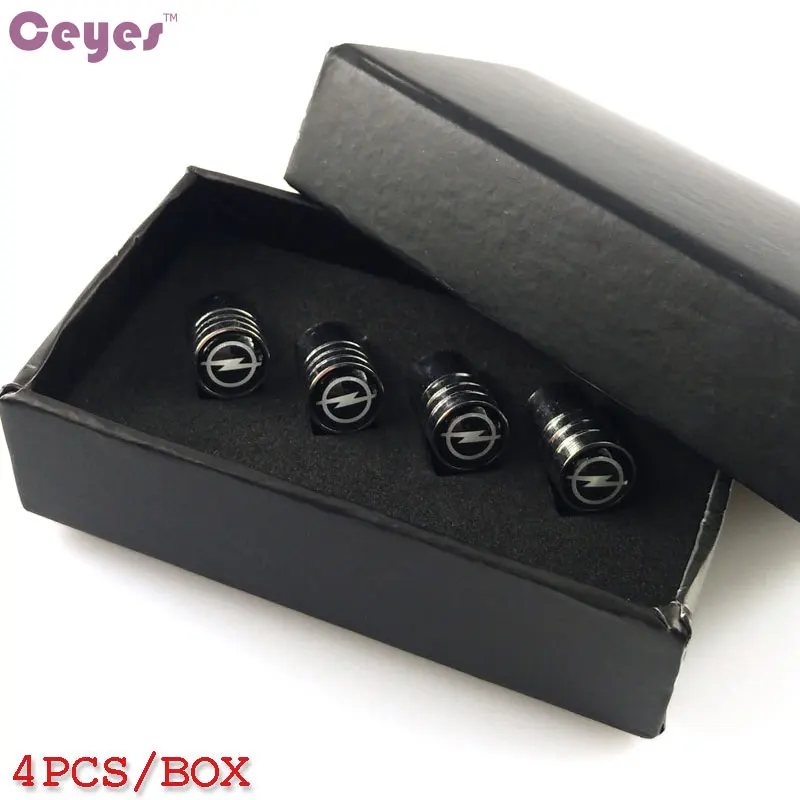 

Ceyes Car Wheel Tire Valves Tyre Air Caps Car Styling For Opel Astra H G J Corsa Insignia Vectra Zafira Mokka Meriva Car-Styling