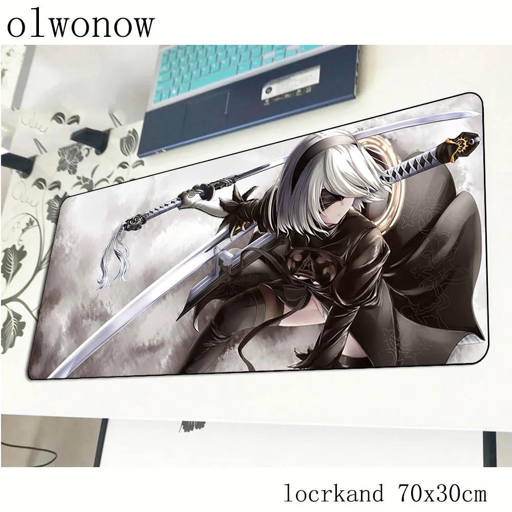 Nier automata коврик для мыши HD шаблон компьютерный геймер Коврик 70x30 см padmouse модный Для