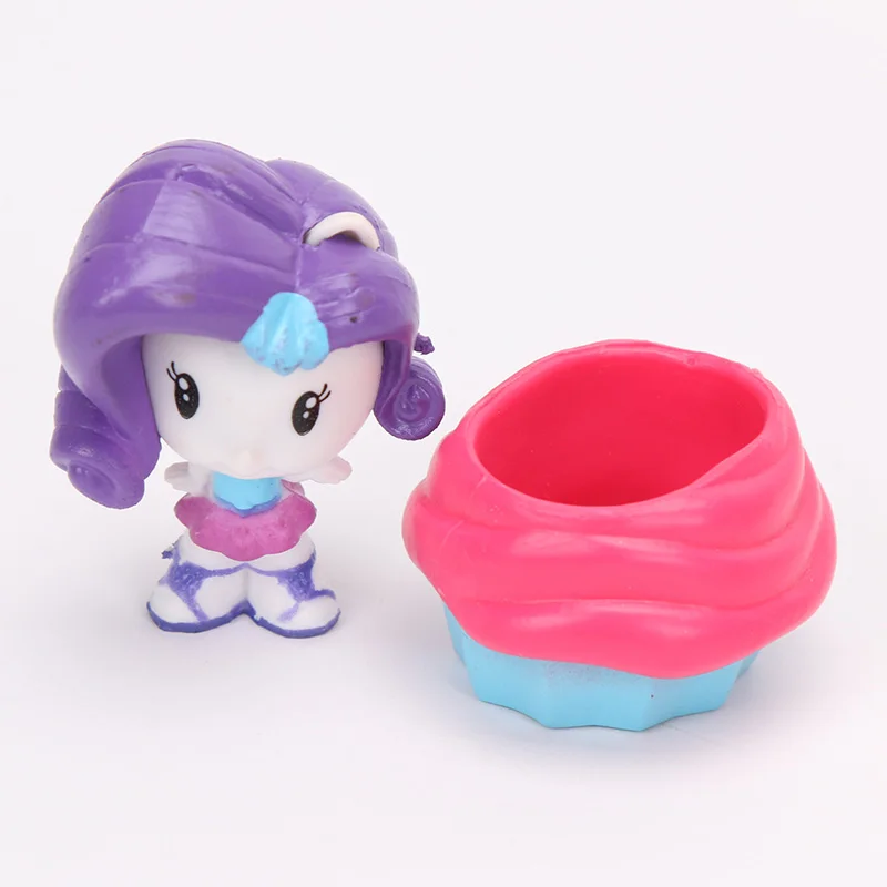 12 шт 4 5 см игрушки My Little Pony мини пони кукла дружба Волшебная Радуга тире Твайлайт