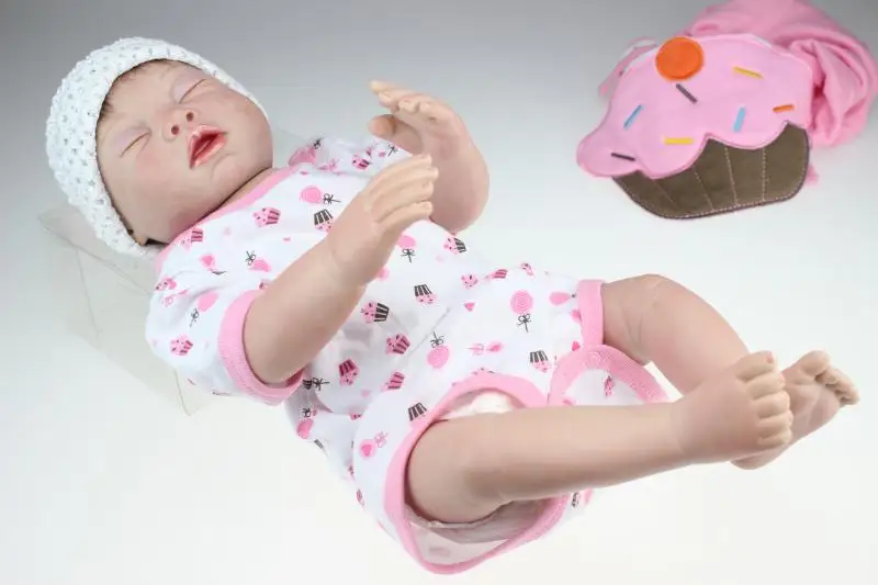 

New Arrival 20 inch Baby Alive Dolls Real Touch Realista Doll Menina Brinquedo Child Game Toy Kids Gift