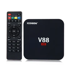 SCISHION V88 TV Box Rockchip 3229 Quad Core 4K H.265 1GB DDR3 RAM 8GB eMMC ROM Mini PC
