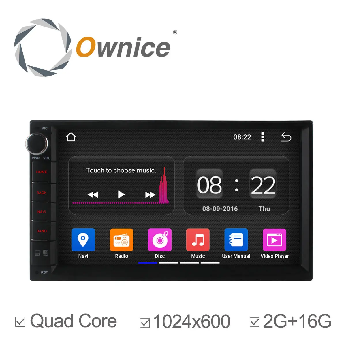 Универсальный dvd-плеер автомобиля Android 5.1 4 core 2 дин Радио для Nissan Juke Qashqai X-Trail