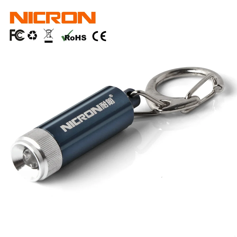 NICRON 0.25W Mini Micro Keychain Flashlight Lamp Light Color Torch