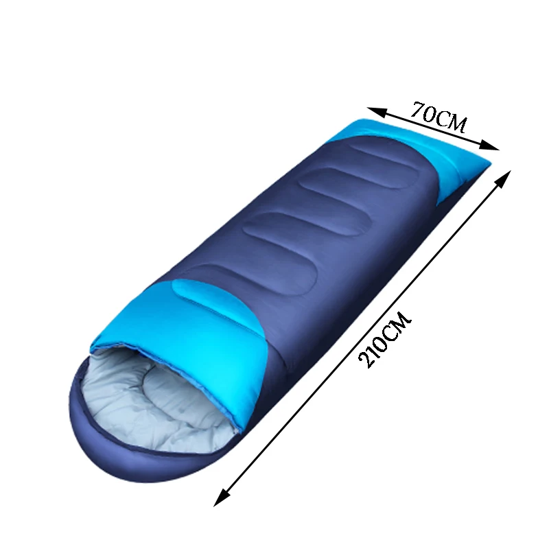 Пуховый хлопковый спальный мешок для кемпинга зима осень конверт с капюшоном сна мешок Кемпинг Вакуумная кровать кемпинг аксессуары
