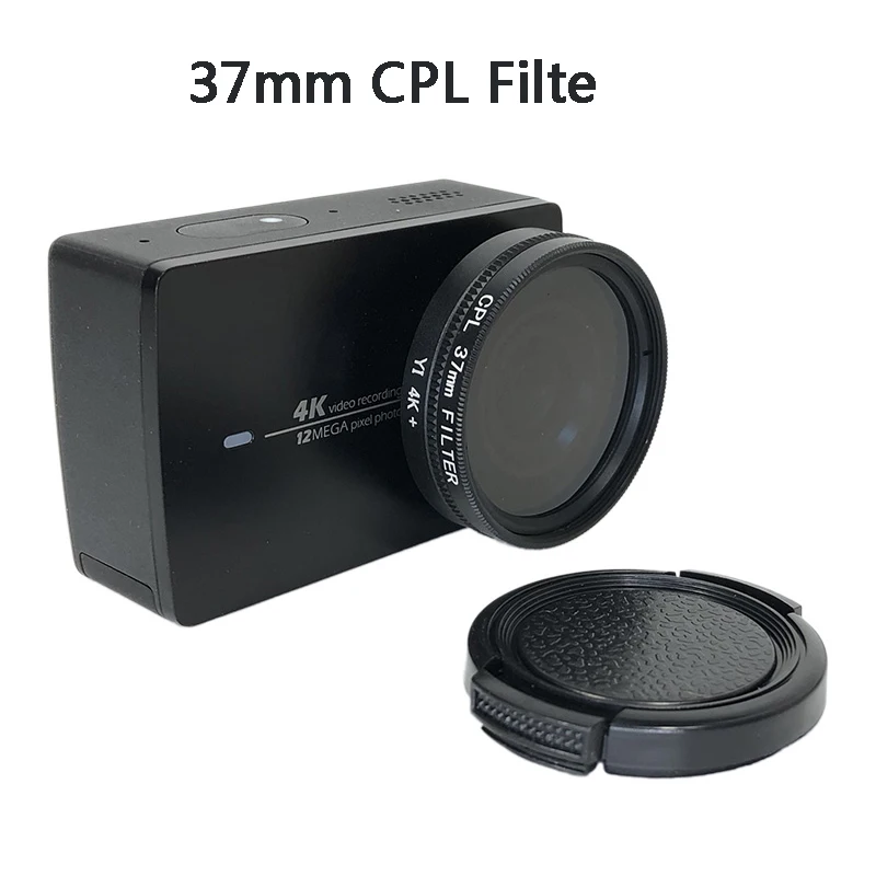 Профессиональный CPL/UV фильтр Защитная крышка объектива мини-чехол для Xiaomi Yi 2 4K 4K Plus Lite Xiaoyi аксессуары для спортивной экшн-камеры