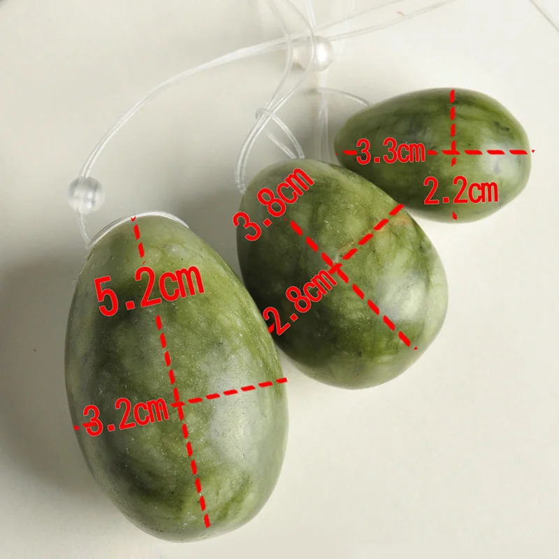 Us 3 78 45 Off 3pcs Egg Jade Pelvic Floor Muscles Vaginal Tightening Jade Eggs Exercise For Postpartum Recovery Js88 In Massage Relaxation From