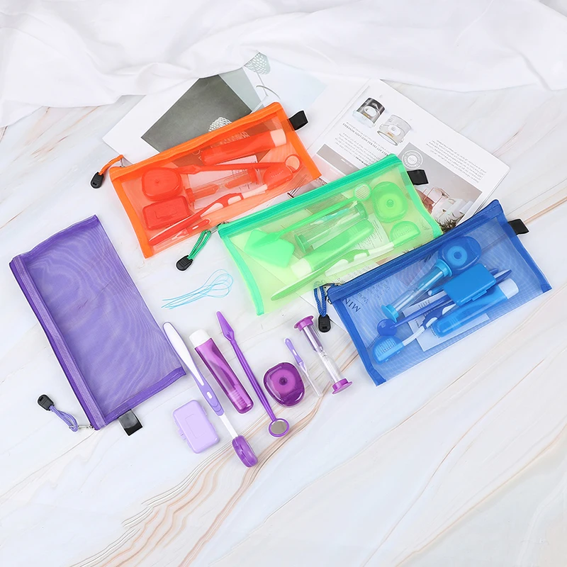 1 Set Toothbrush Interdental Brush Dental Orthodontic Braces Brackets Oral Care Suite Cleaning Complete Kit Oral Hygiene Supply