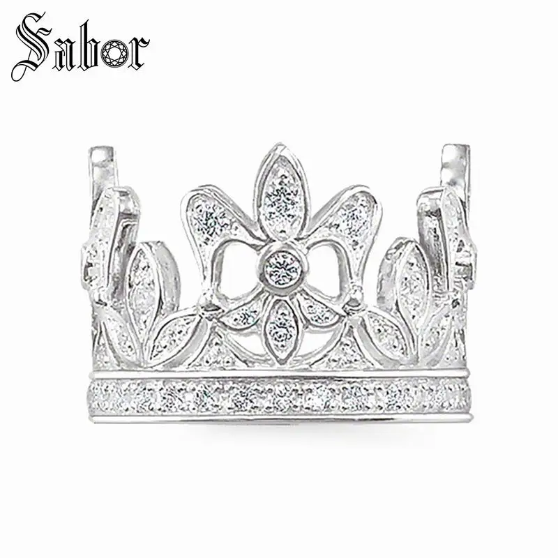 

Band Rings Crown 925 Sterling Silver Gift For Women Men, Female Fashion Eternity Fashion Jewelry Wholesale thomas