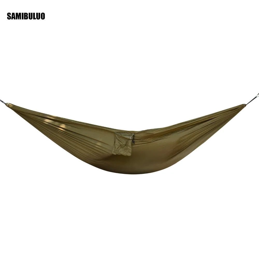 Nylon Outdoor Hammock Single Double Person Adult Backpacking Travel Survival Hunting Sleeping Bed For Garden Camping