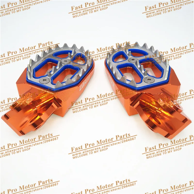 ЧПУ Заготовка MX подножки подставки педали для KTM EXC SX SXF XCF SMR 125 250 300 450 85 525 Мотокросс