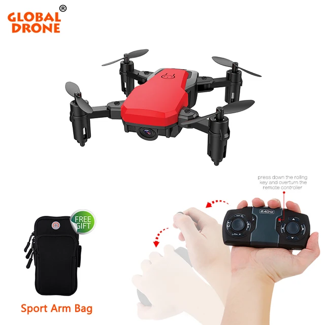 Special Offers Global Drone FPV Mini Camera Drones Folding Remote Control Helicopter One Key Take off/Landing Micro Quadrocopter VS S9W X12 H36
