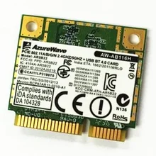 SSEA сетевая карта для AzureWave AW-AB116H AW-NB110H AR9462 AR5B22 WB222 Половина мини PCI-E WiFi Bluetooth 4,0 Беспроводная карта