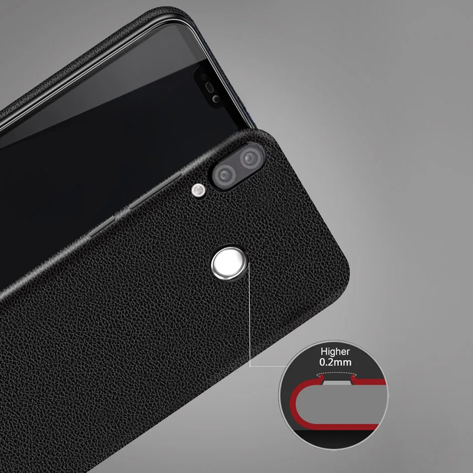 Ультратонкий Тонкий мягкий силиконовый кожаный чехол для Huawei P10 P20 Lite P Smart TPU
