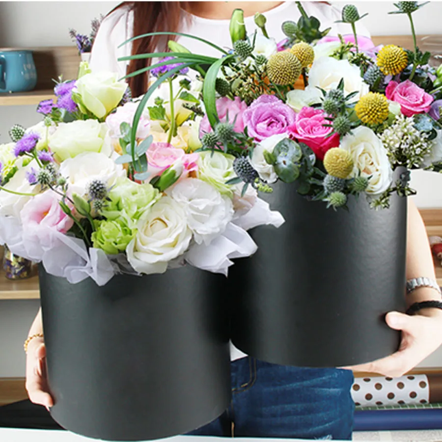 Diy Present Box 10x7cm Color Round Paper Cardboard Box Mother S