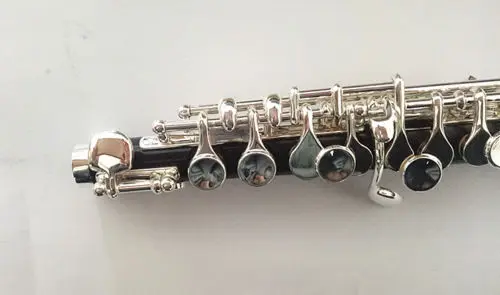 Профессиональные музыканты Тип синтез черное piccolo клавишу c с серебряным покрытием