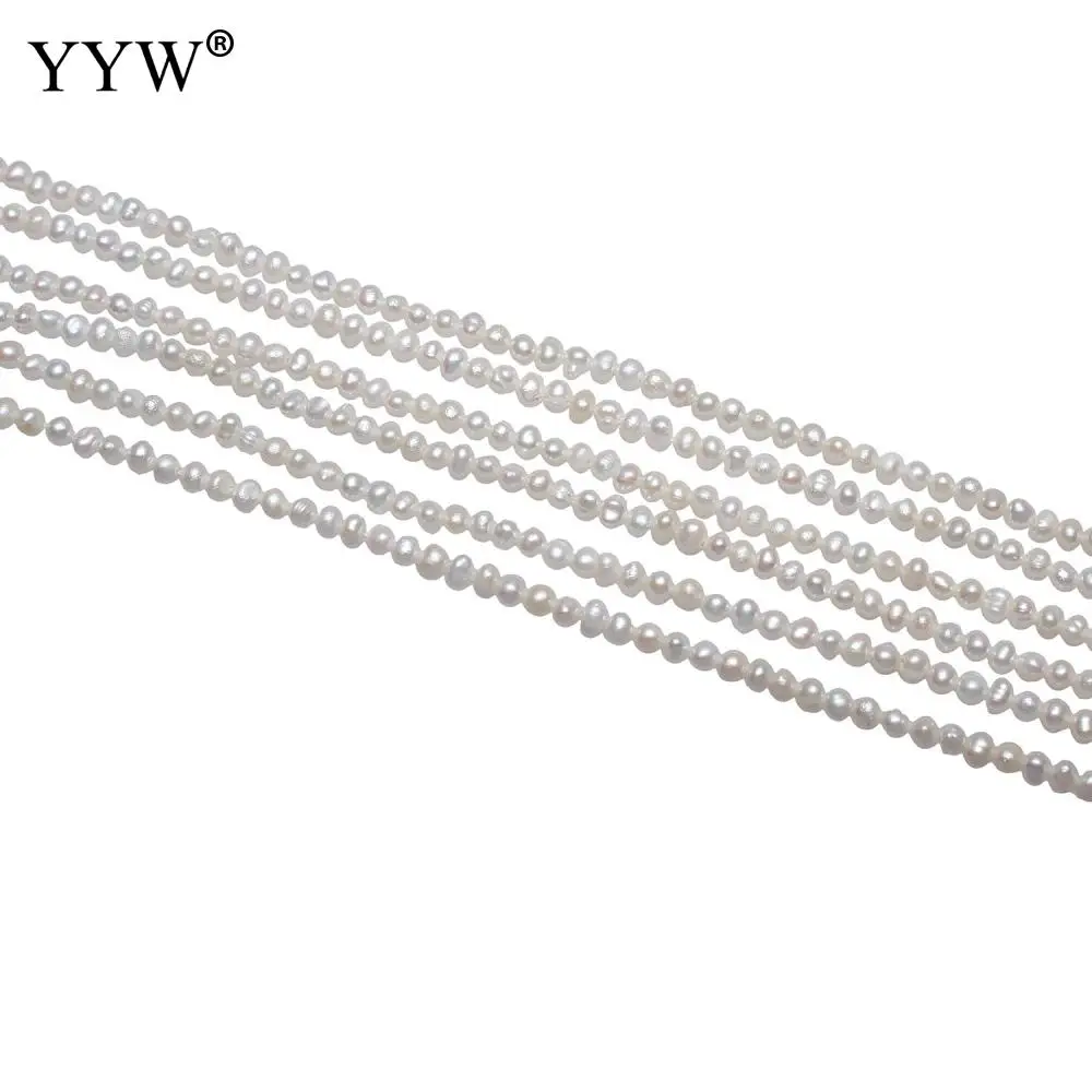 

Cultured Potato Freshwater Pearl Beads Natural White 2.5-3mm Hole Approx 0.8mm Sold Per Approx 15 Inch Strand