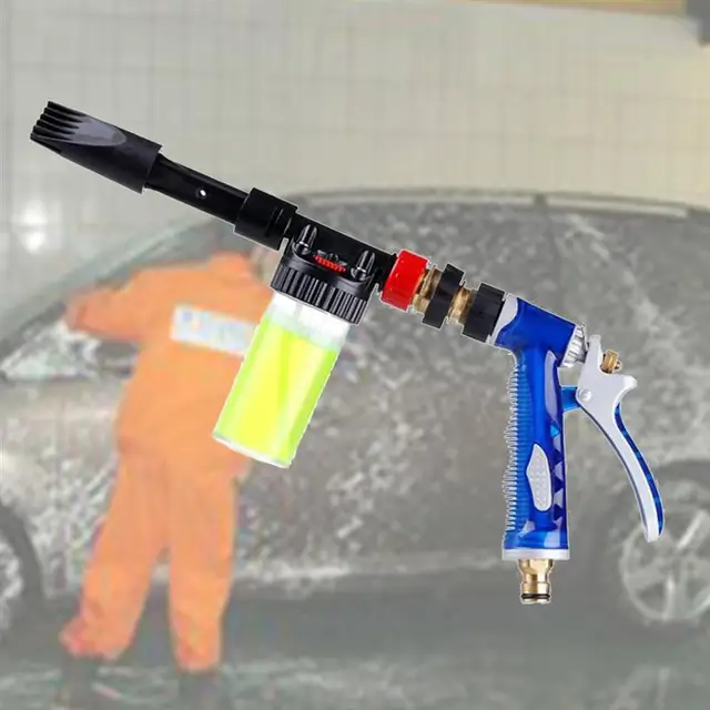 VORCOOL Car Cleaning Foam Gun Multifunctional Washing Gun Water Soap Shampoo Sprayer for Van Motorcycle Vehicle
