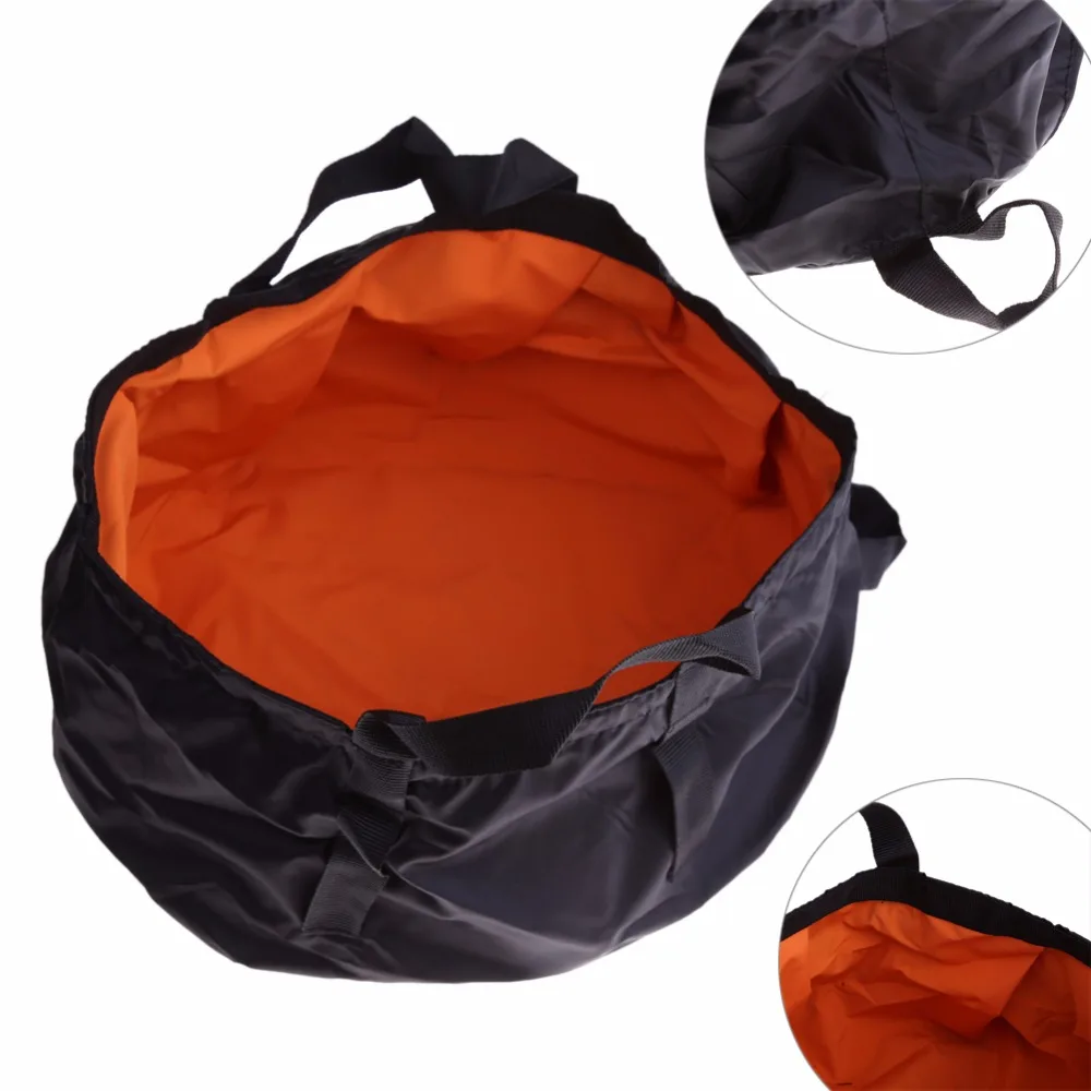 Kits de viaje 8.5l senderismo acampar al aire libre plegable lavabo portátil olla de agua