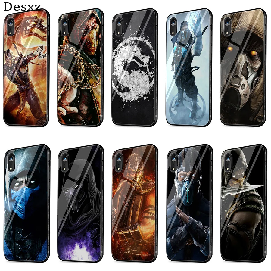 Защитное стекло Mortal Kombat чехол для iPhone 5 5S SE 6 6s 7 8 Plus XR X XS Max | Мобильные телефоны и