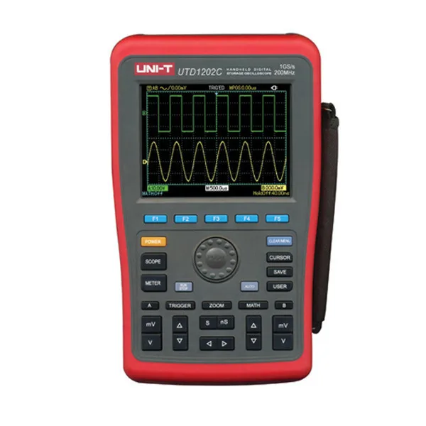 UTD1202C Handheld Digital Storage Oscilloscope 2Channels 200MHz