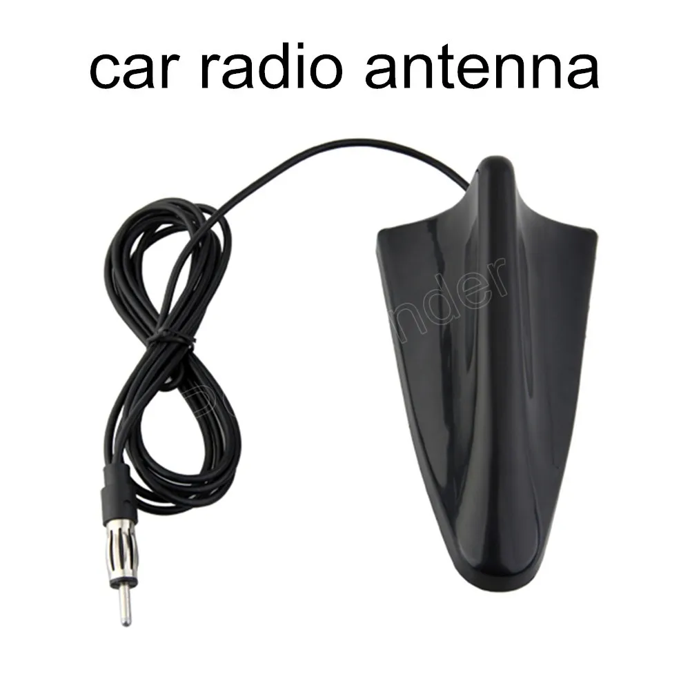 Высокое качество черный Универсальный FM функция плавник акулы автоматический для автомобильной крыши Топ радио антенна для BMW