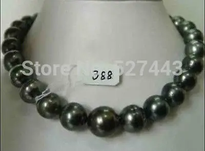 

Wholesale fast HUGE AAA 18" 13MM SOUTH SEA BLACK PEARL NECKLACE 14KGP GOLD CLASP