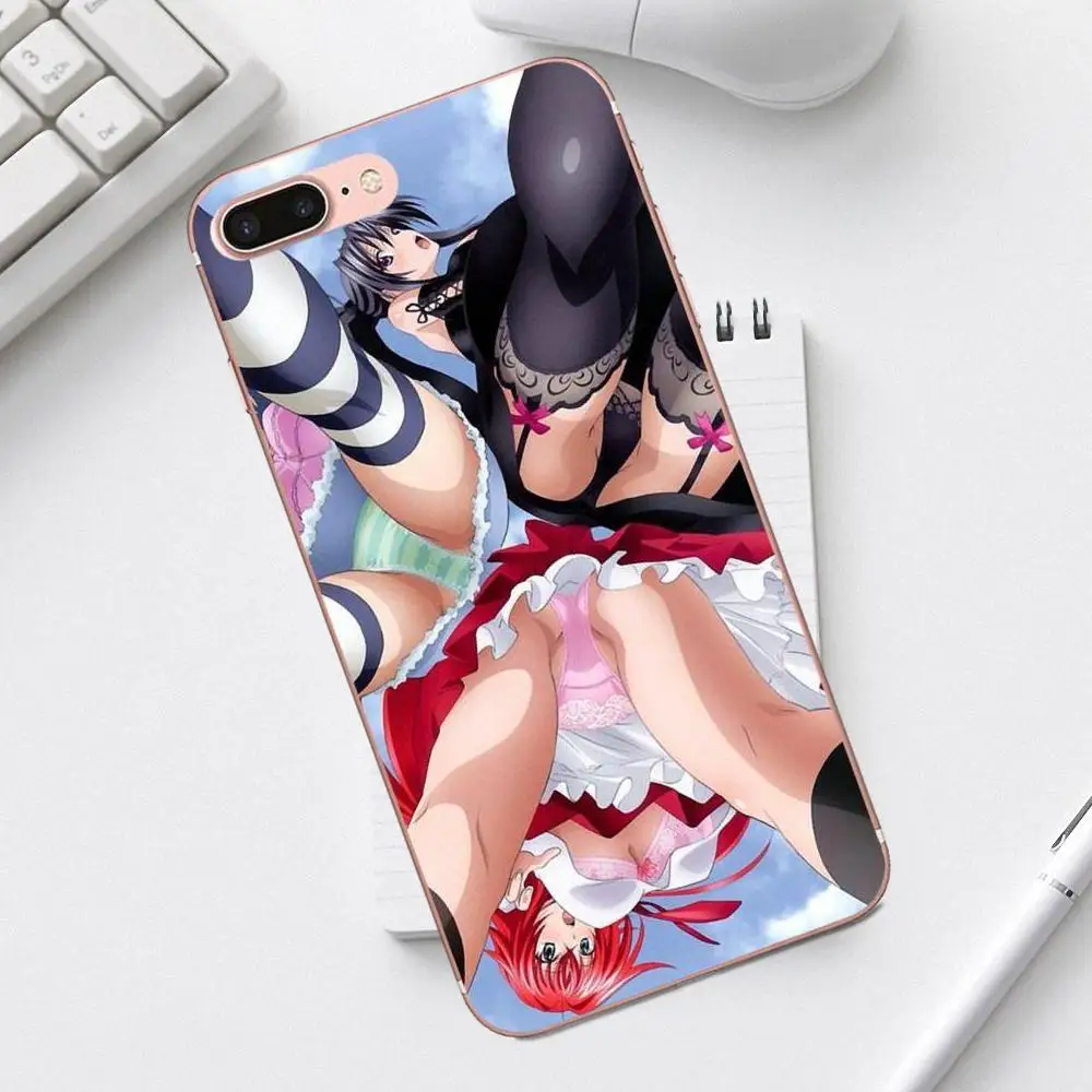 Мягкий чехол qdoupz для iPhone 4 4S 5 5C SE 6 6S 7 8 Plus X XS Max XR Galaxy A3 A5 J1 J3 J5 J7 Akeno Rias Gremory High School Dxd