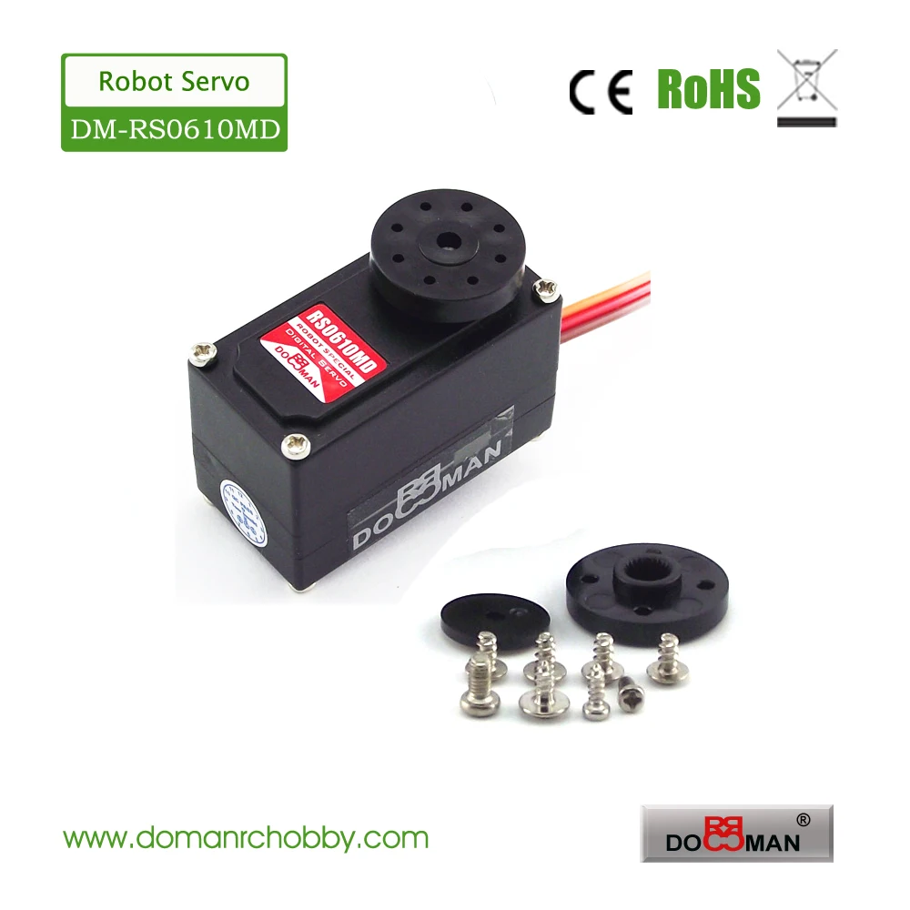 

10pcs/lot metal gear 6kg low profile digital robot servo for Humanoid robot rc servo