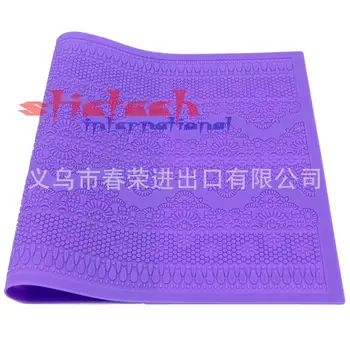 

by dhl or ems 50 pieces New Cake Silicone Mat Fondant Lace Mold Decorating Tools Cakes Molds Chocolate Mold