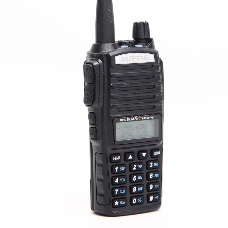 Baofeng UV-82 Plus 8 Вт Высокая мощность Двухдиапазонная рация VHF/UHF 10 км длинный диапазон UV82 двухстороннее Ham CB Любительское портативное радио